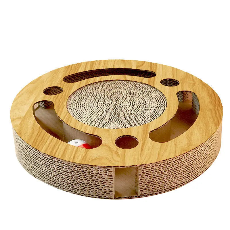 2025 Sustainable Eco Friendly Multifunctional Corrugated Cat Toy Cat Supplies Customization Cat Scratching Board with Indoor
