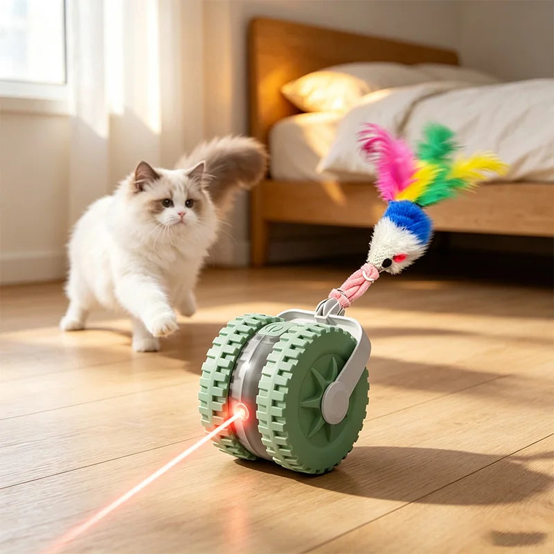 Wholesale automatic cat toys, motion sensor ball, low noise, USB rechargeable, home entertainment toys