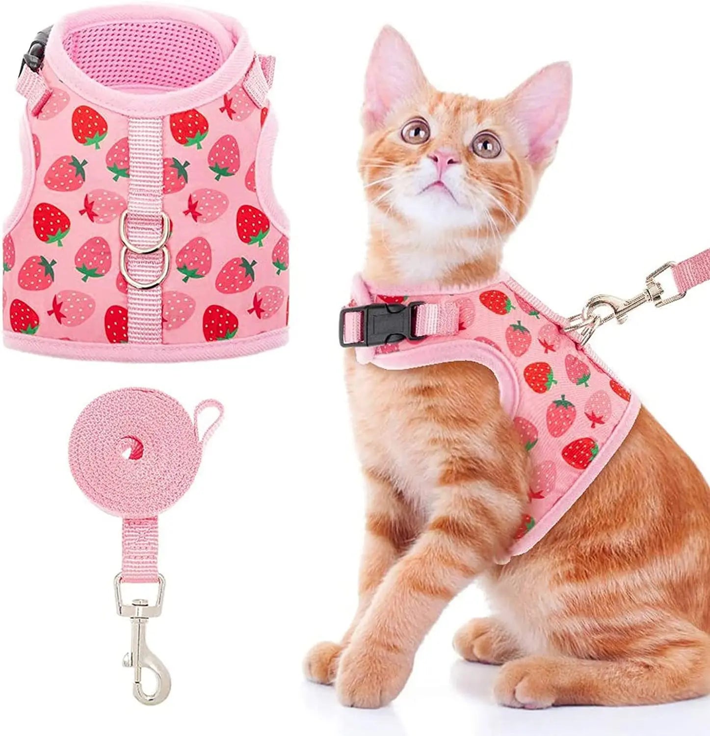 Breathable anti-pull adjustable safety pet chest harness, cross-border bestseller