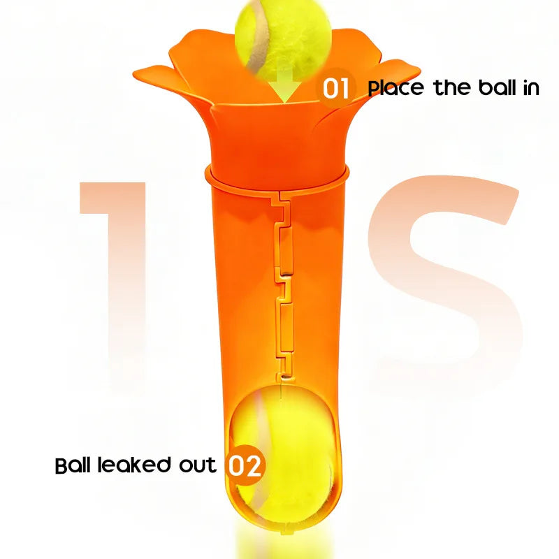 Automatic Pet Ball Launcher and Interactive Feeder