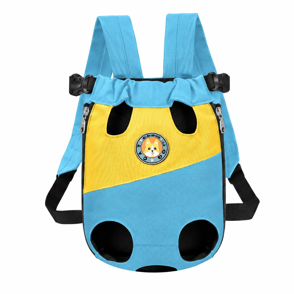 Extended pet backpack, outdoor walking for dogs and cats