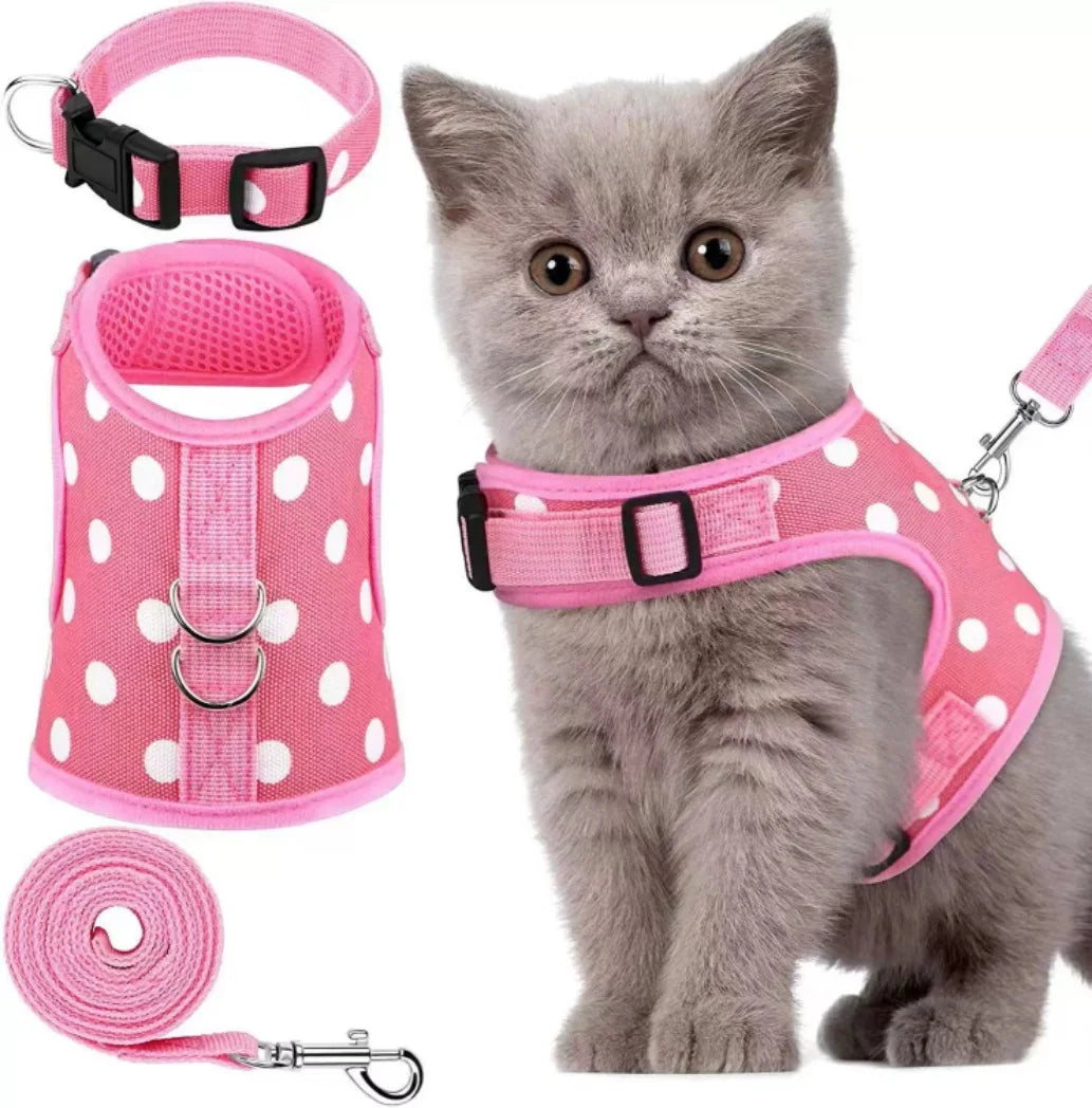 Breathable anti-pull adjustable safety pet chest harness, cross-border bestseller