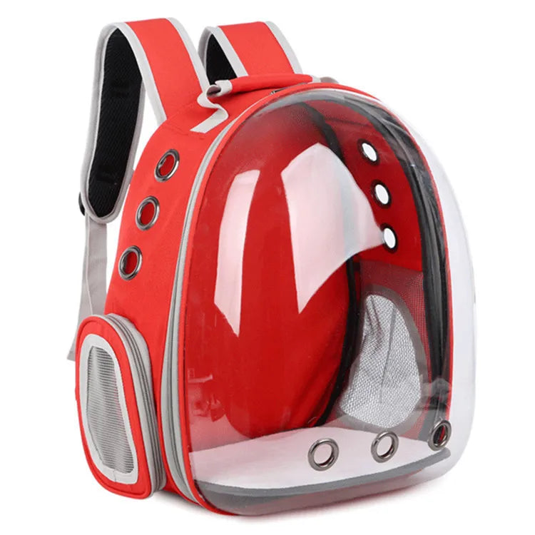 Ventilation transparent pet cat backpack outdoor capsule backpack