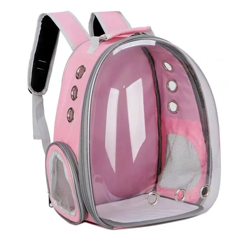 Ventilation transparent pet cat backpack outdoor capsule backpack