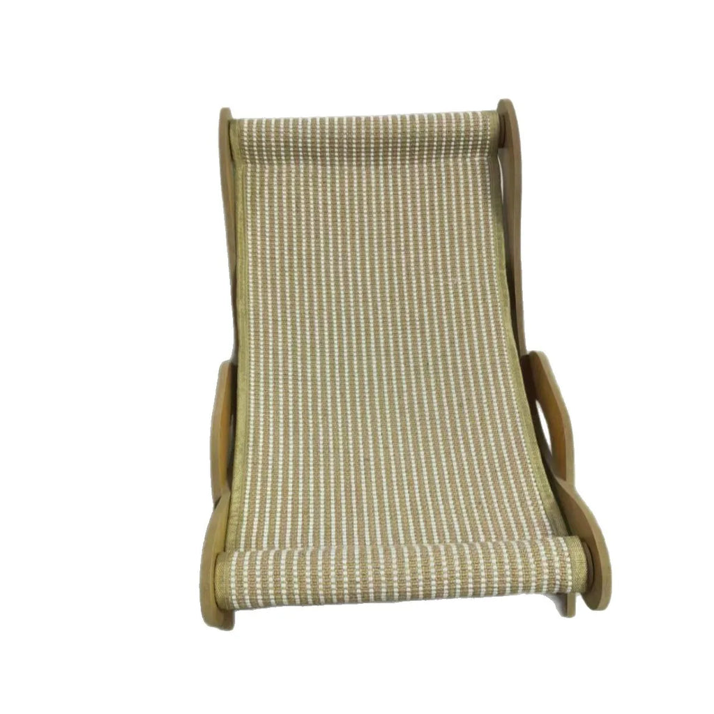 Wooden eco-friendly cat scratching board lounge chair, suitable for all seasons without mute, integrated scratch resistant cat bed