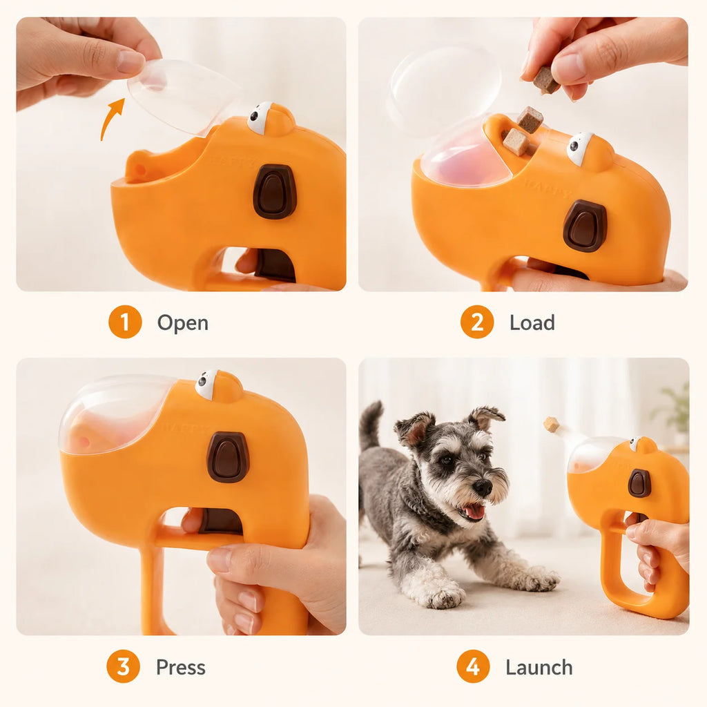Dog toy freeze-dried treat reward training feeder