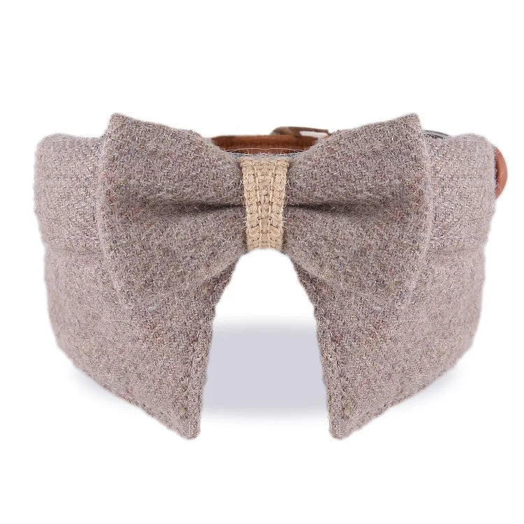 Bow cat collar, suitable for small, medium, and large pets