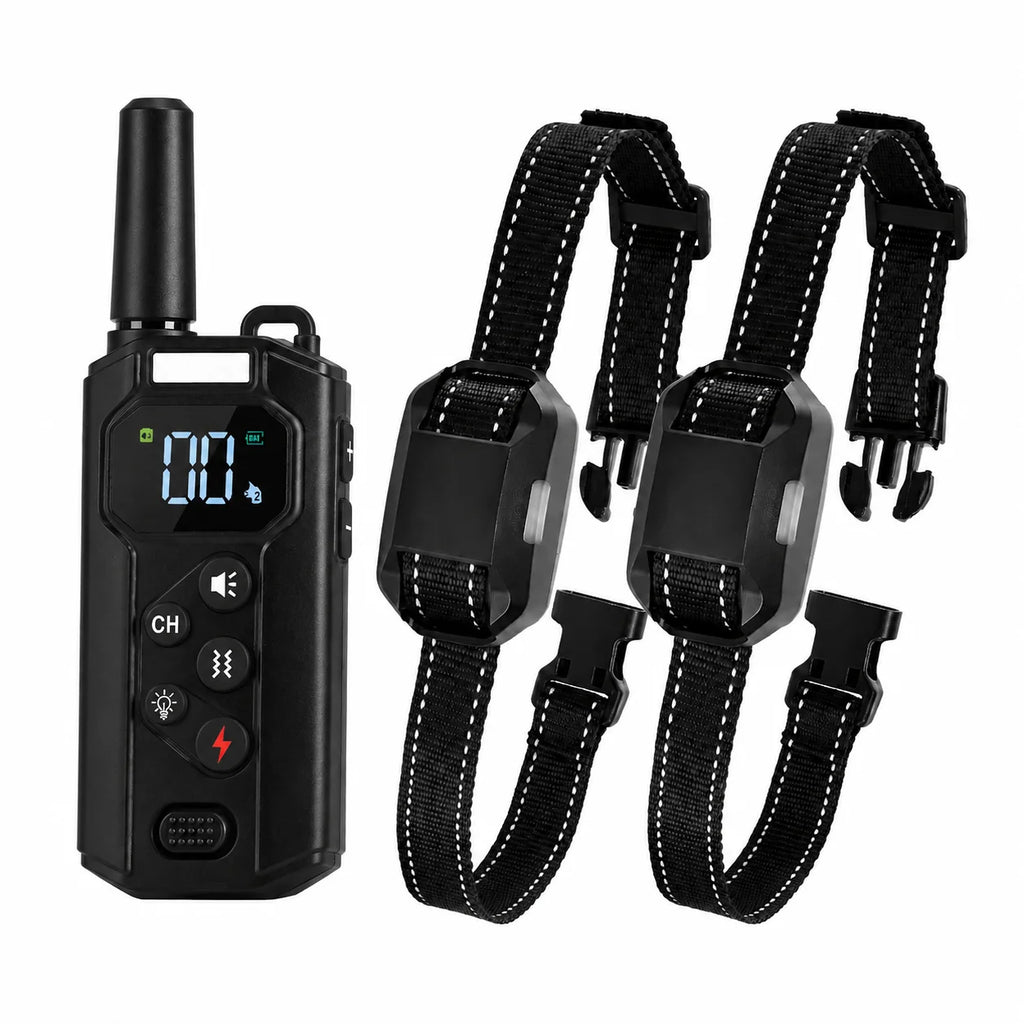 Remote control dog training collar with vibration function, 4000 feet range