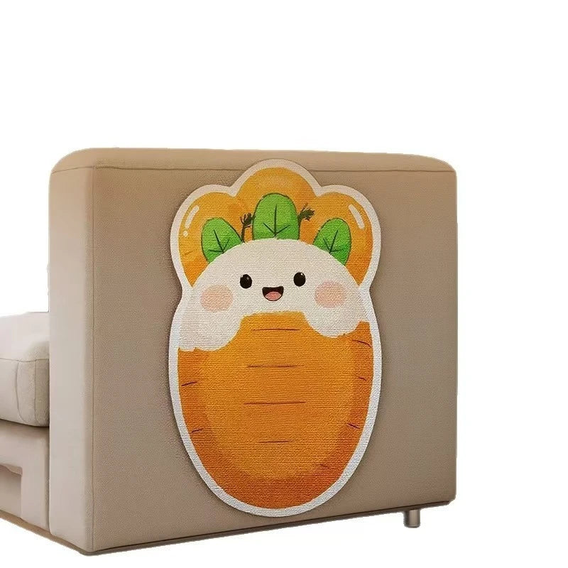 Cartoon cat climbing wall sticker sofa protection sticker scratch resistant and wear-resistant multifunctional wall sticker cat scratch board