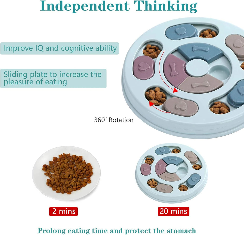 Dog Puzzle Toy with Treats for Intelligence Training and Mental Stimulation