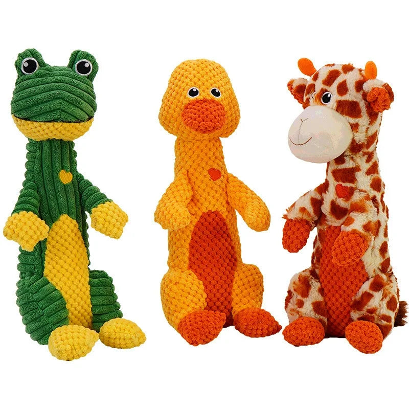 Environmentally friendly cartoon chew toy for dogs