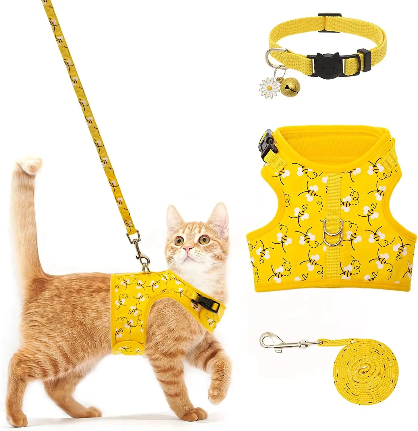 Breathable anti-pull adjustable safety pet chest harness, cross-border bestseller