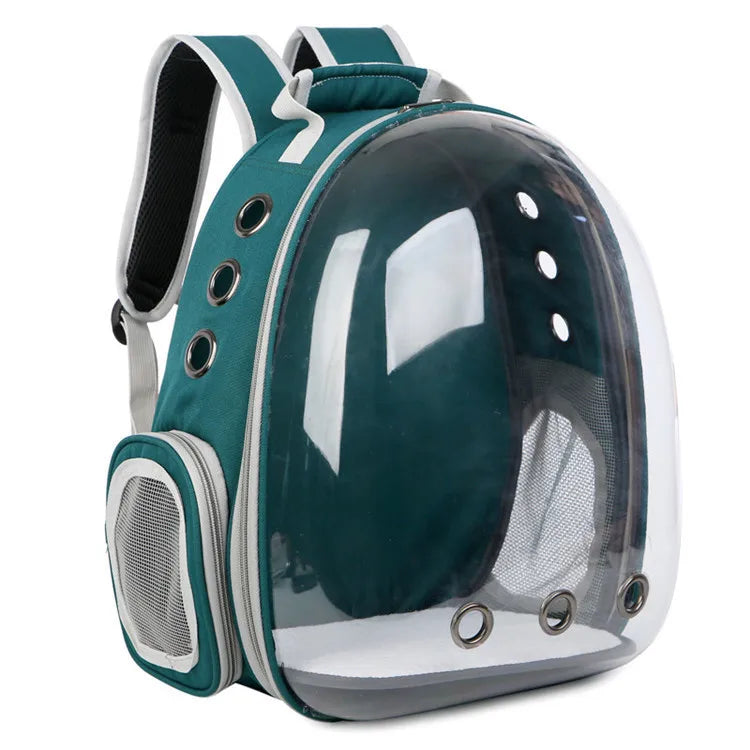 Ventilation transparent pet cat backpack outdoor capsule backpack
