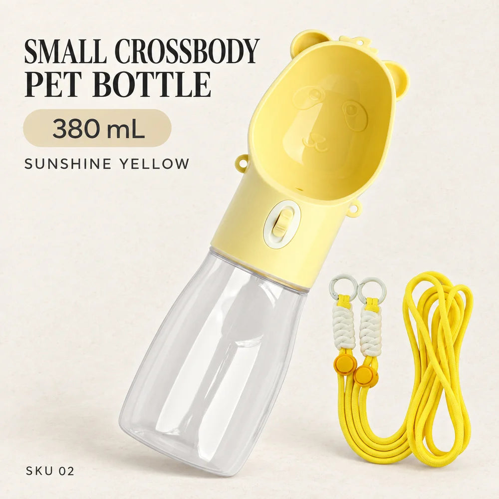 2-in-1 portable dog drinking bowl