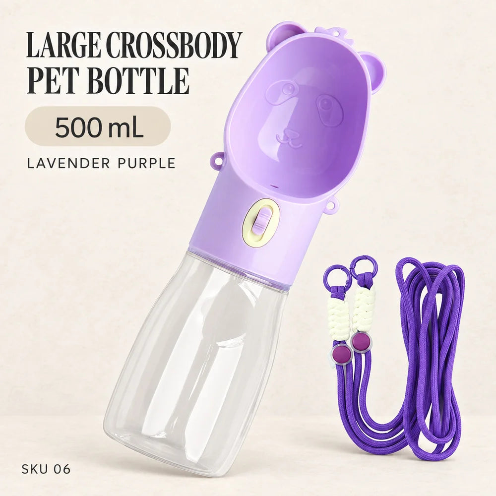 2-in-1 portable dog drinking bowl
