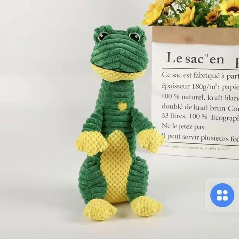 Environmentally friendly cartoon chew toy for dogs