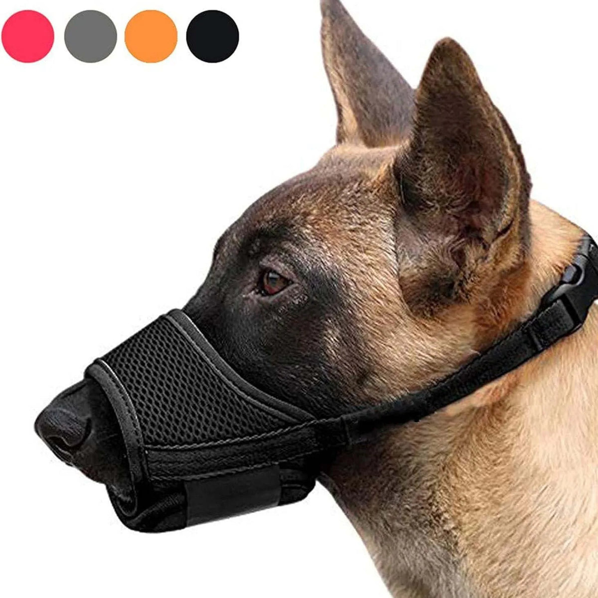 Universal breathable nylon dog mouth cover, anti chewing, anti bite, anti bark