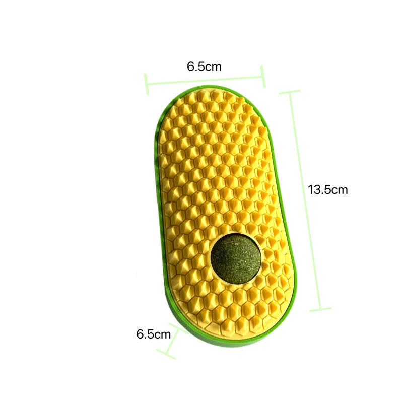 2-in-1 cat hair massager with cat hair ball, easy to install