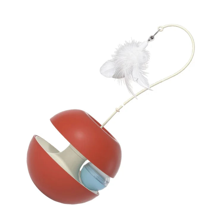Multi functional interactive puzzle cat toy