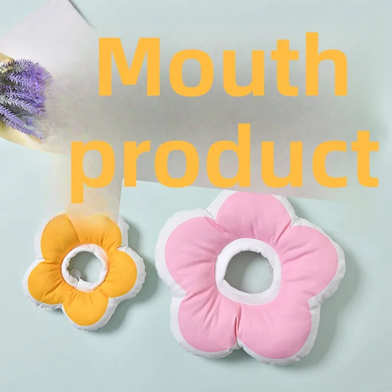 Cute flower soft Elizabethan collar