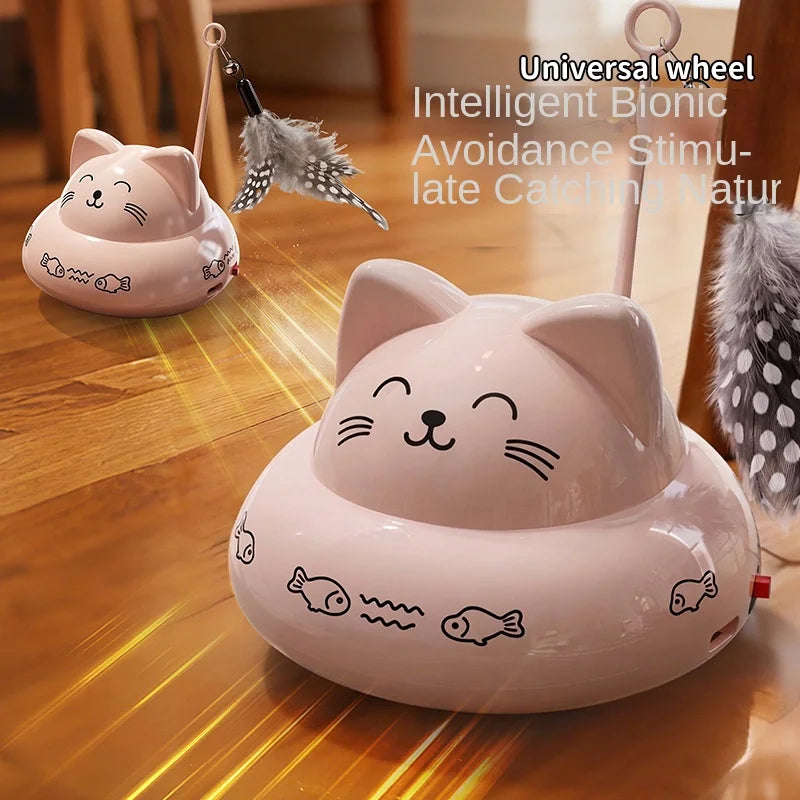 ABS Automatic Cat Hair Sensor Toy