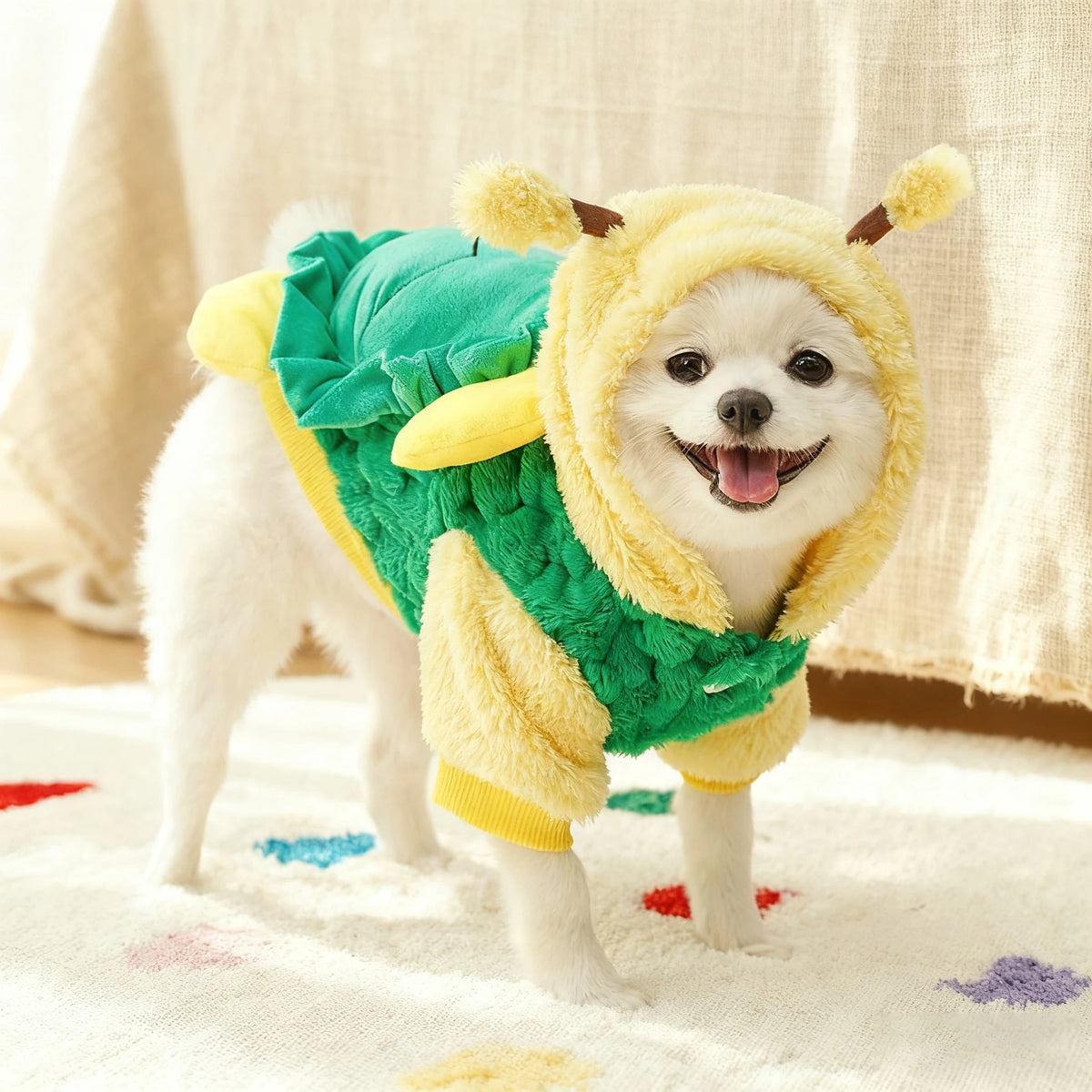 New hot selling gift creative turtle style funny pet cat dog party clothing warm polyester clothes in stock