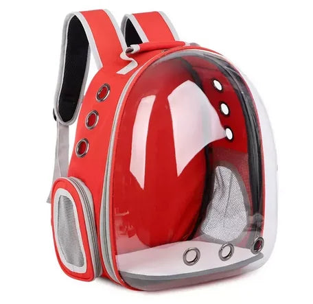 Breathable backpack cat bag, portable pet backpack