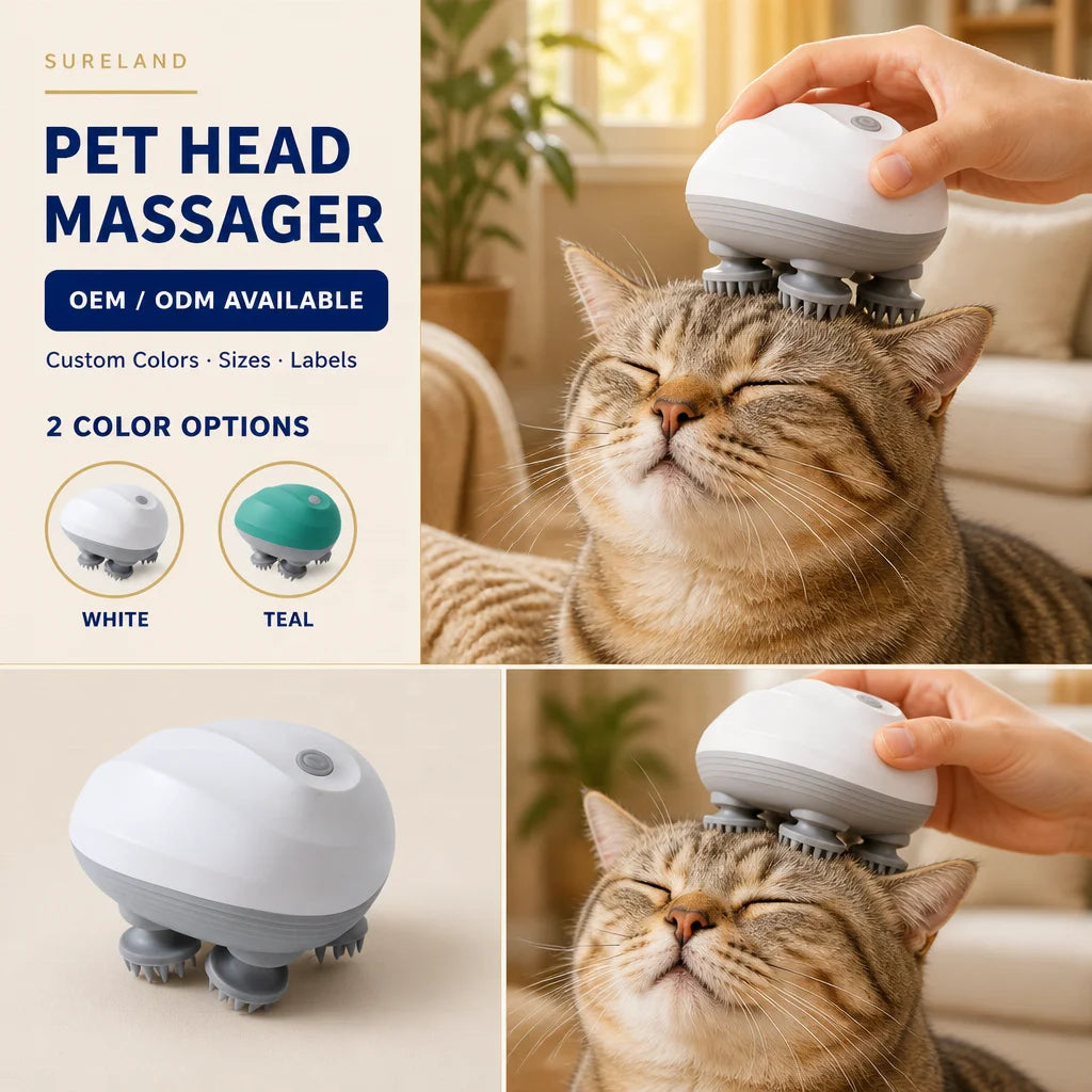 at head massager ABS material waterproof automatic intelligent massage toy