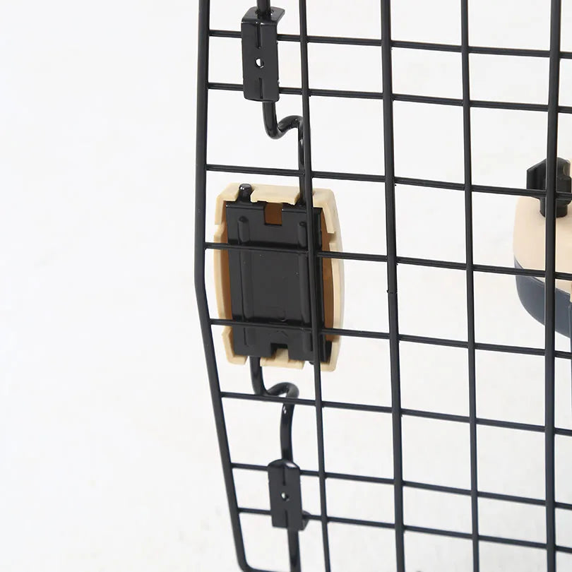 Snap on portable pet air transport cage
