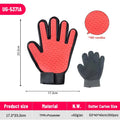 Hot selling 2-in-1 Five Finger Hair Removal Silicone Pet Cat Cleaning Hair Removal Device Beauty Hair Removal Bath Brush Gloves