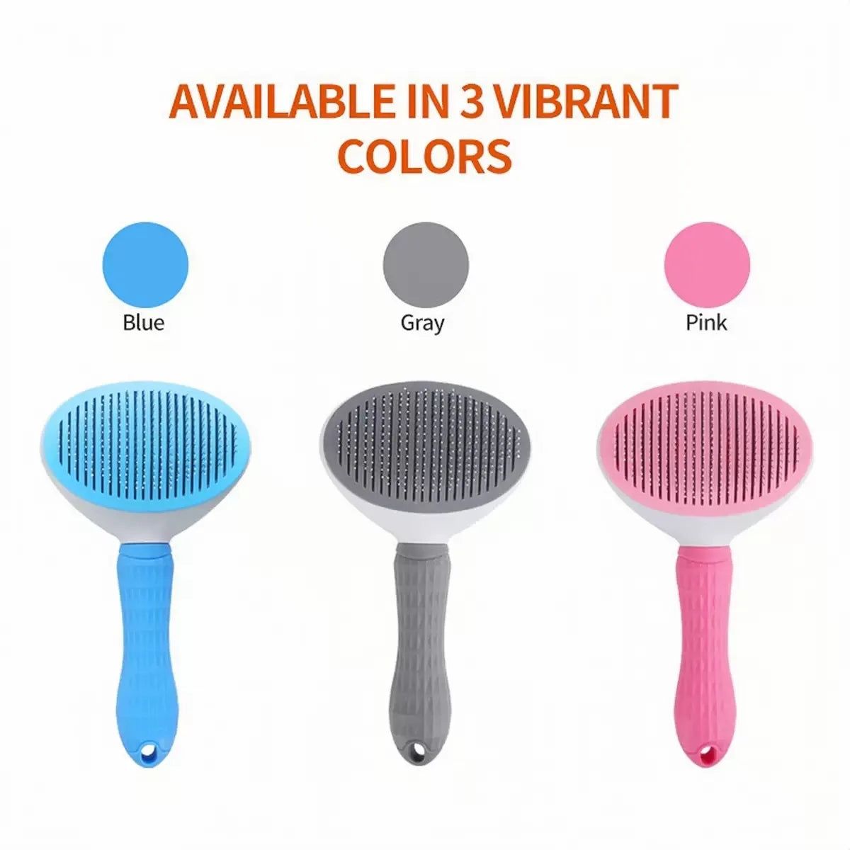 High quality icon like wholesale dog and cat hair comb self-cleaning pet hair cat beauty brush