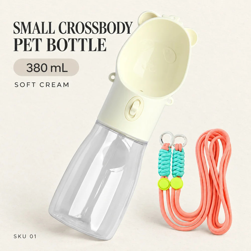 2-in-1 portable dog drinking bowl