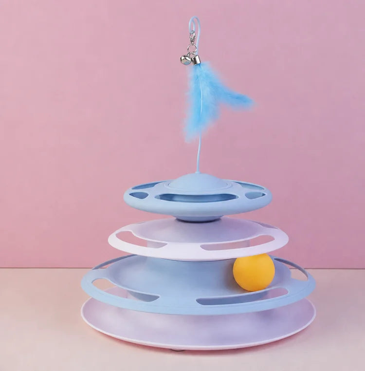 Plastic interactive toy, suitable for small to medium dogs and cats