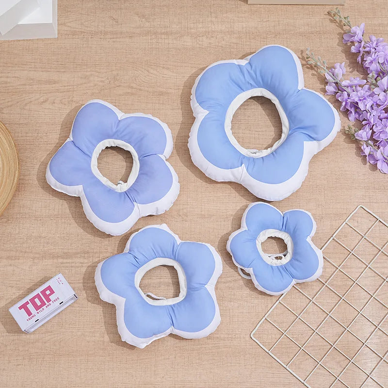 Cute flower soft Elizabethan collar