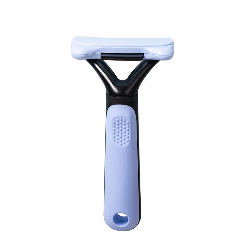 One click environmentally friendly plastic hair removal cat comb automatic beauty brush pet hair removal brush