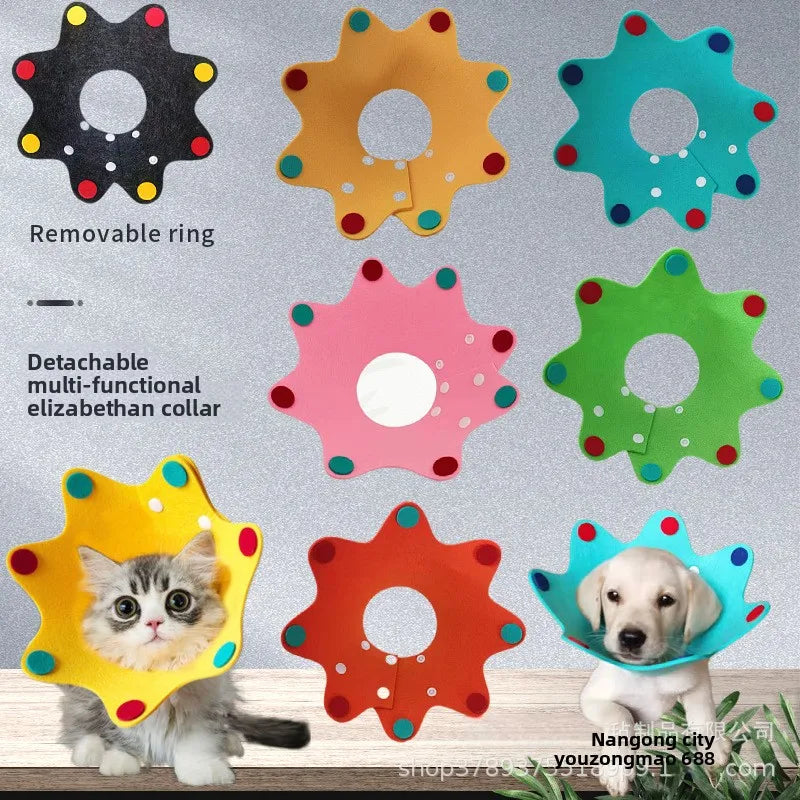 Elizabeth collar felt Chinese lightweight waterproof and anti licking cone
