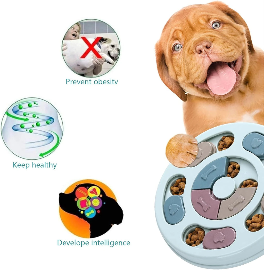 Dog Puzzle Toy with Treats for Intelligence Training and Mental Stimulation