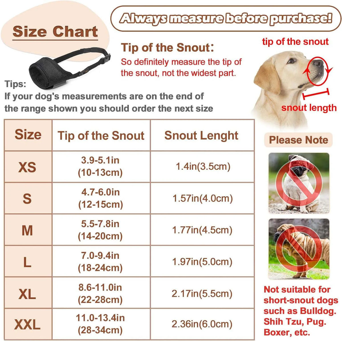 Universal breathable nylon dog mouth cover, anti chewing, anti bite, anti bark
