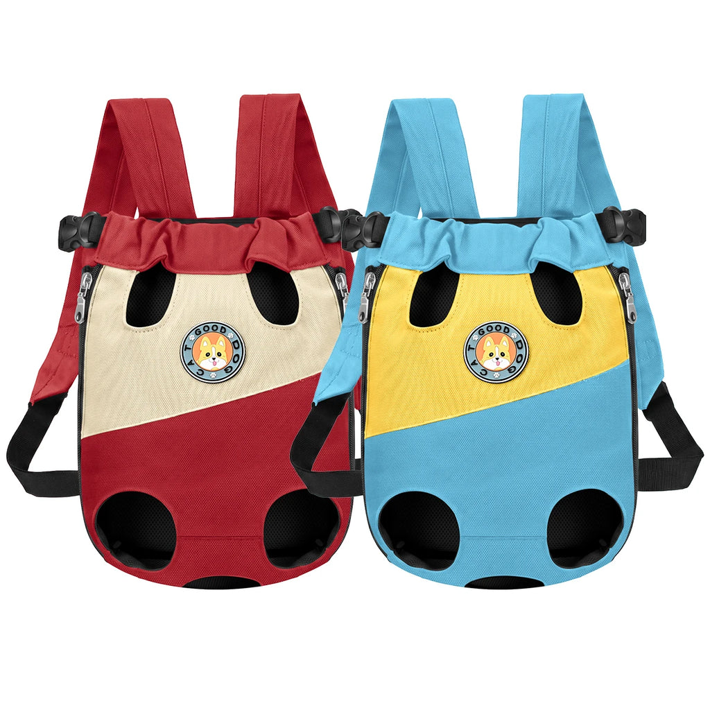 Extended pet backpack, outdoor walking for dogs and cats