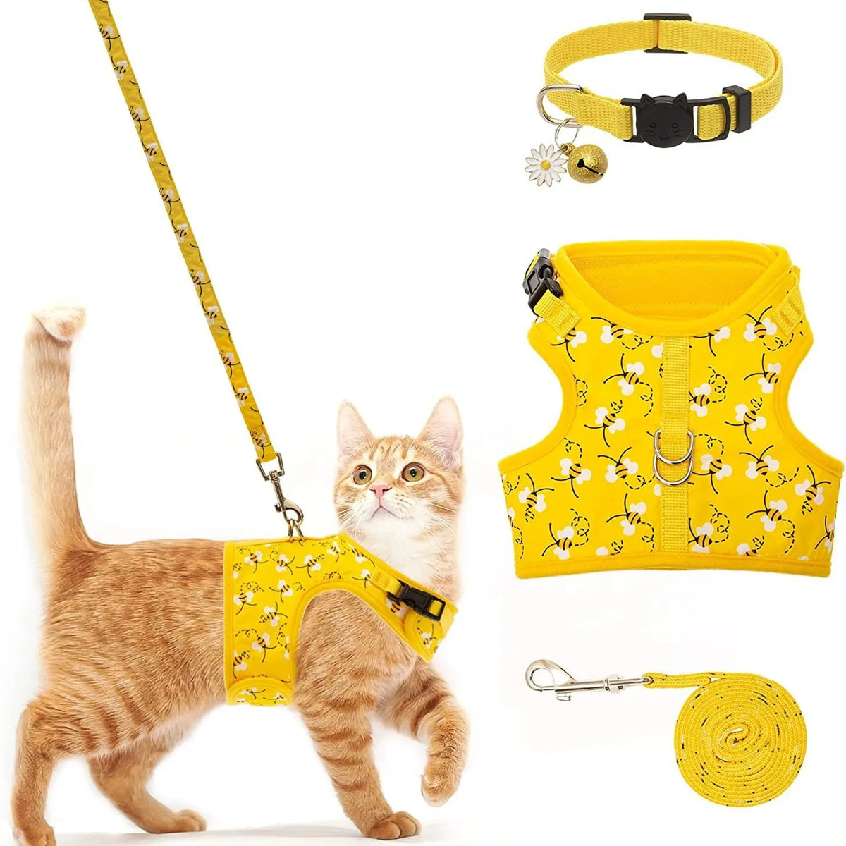 Breathable anti-pull adjustable safety pet chest harness, cross-border bestseller