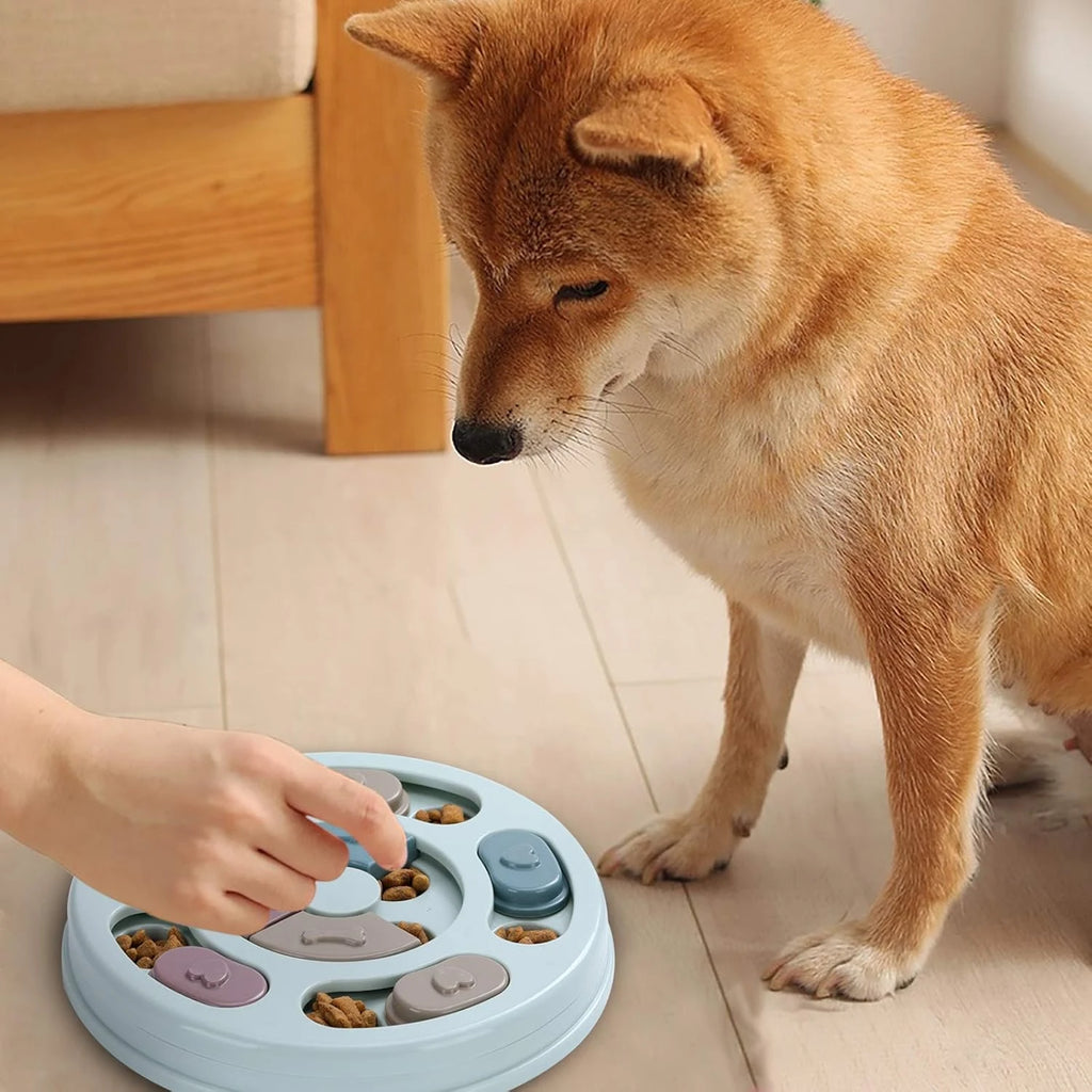 Dog Puzzle Toy with Treats for Intelligence Training and Mental Stimulation
