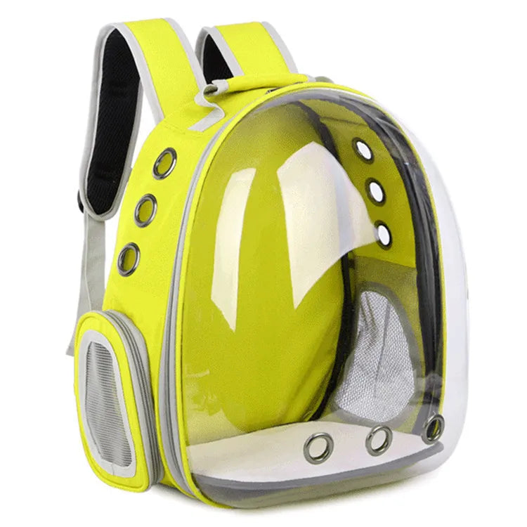 Ventilation transparent pet cat backpack outdoor capsule backpack