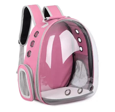 Breathable backpack cat bag, portable pet backpack