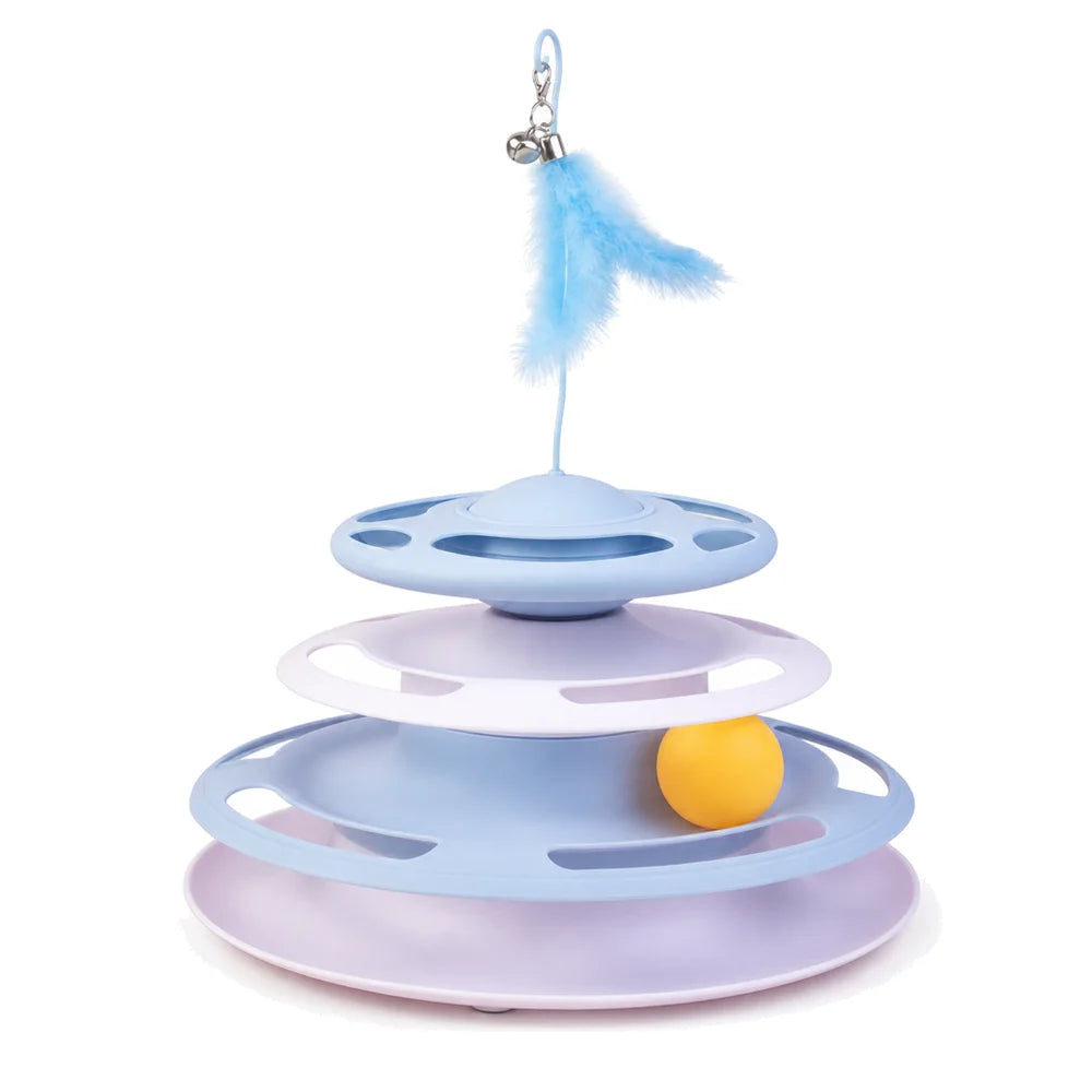 Plastic interactive toy, suitable for small to medium dogs and cats