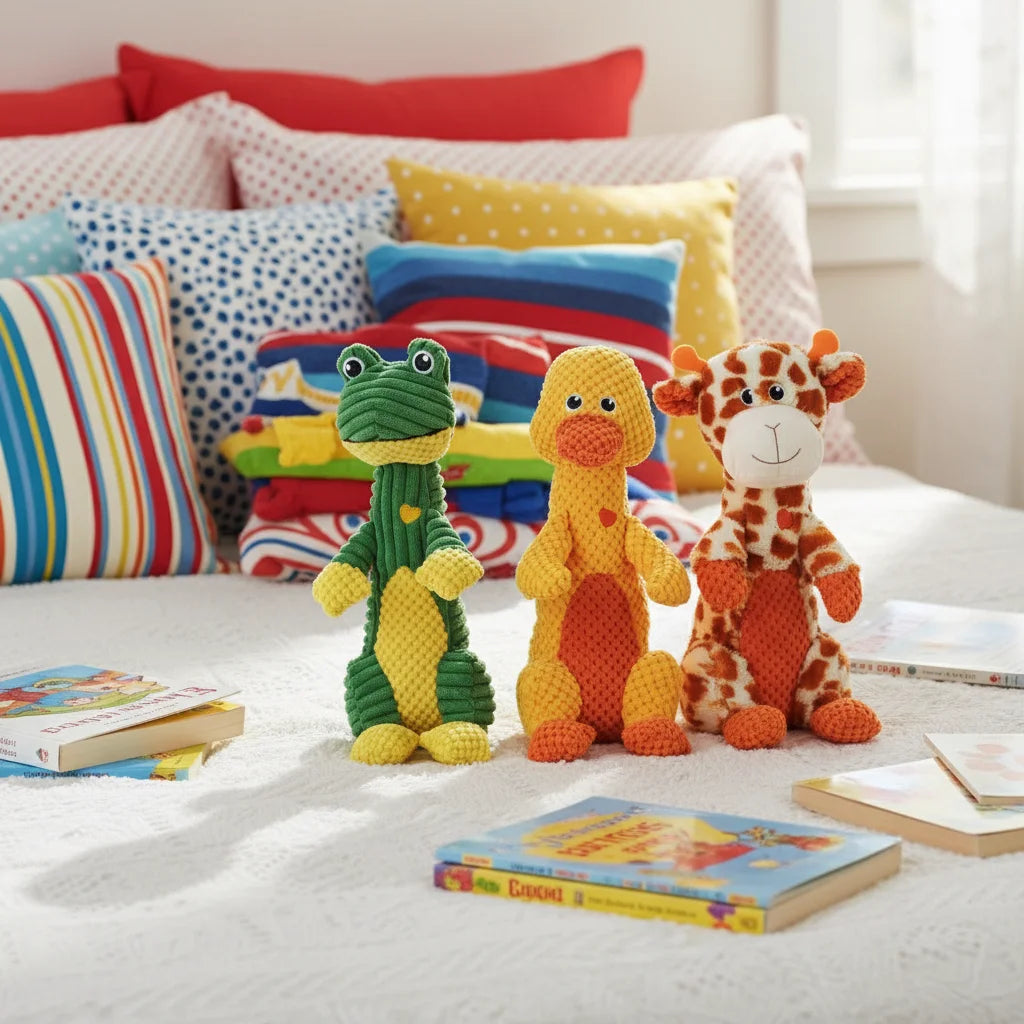 Environmentally friendly cartoon chew toy for dogs