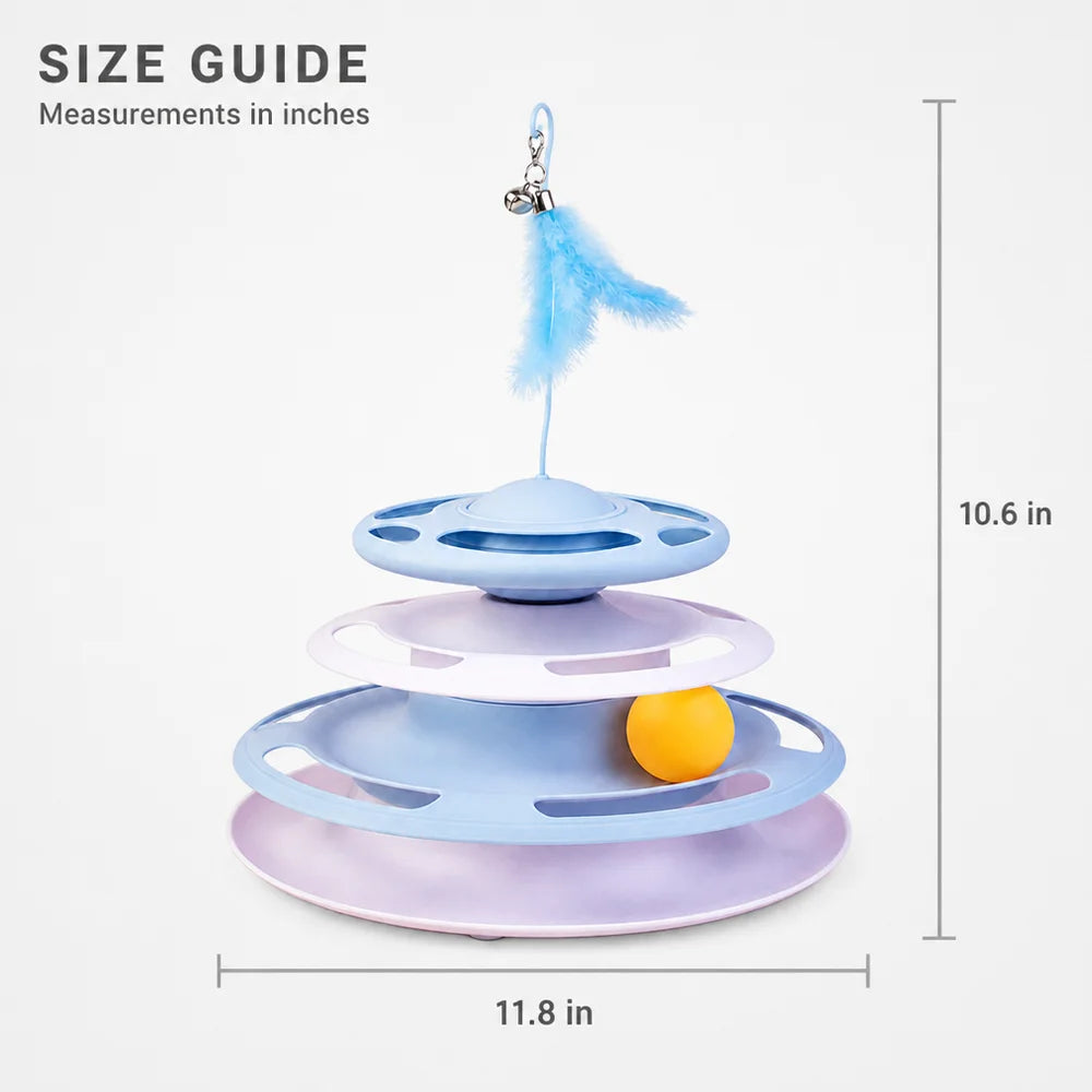 Plastic interactive toy, suitable for small to medium dogs and cats