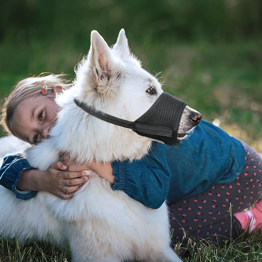 Universal breathable nylon dog mouth cover, anti chewing, anti bite, anti bark