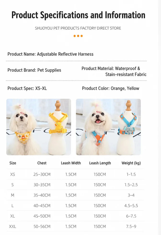 Bestselling universal nylon cat and dog harness
