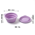 Foldable pet feeding and drinking bowl