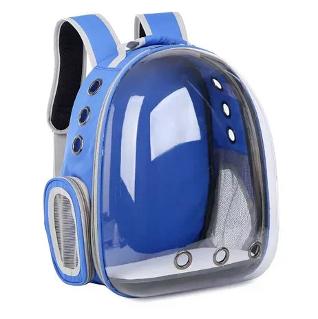 Breathable backpack cat bag, portable pet backpack